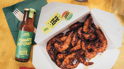 Jamaican Tomato Ketchup Packaging branding chef dancehall design studio jamaica jerk leeds packaging restaurant sauce street food supper club visual identity