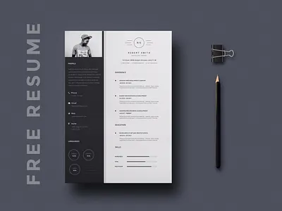 Free Unique Resume Template curriculum vitae cv cv template free cv free cv template free resume template freebie freebies psd resume