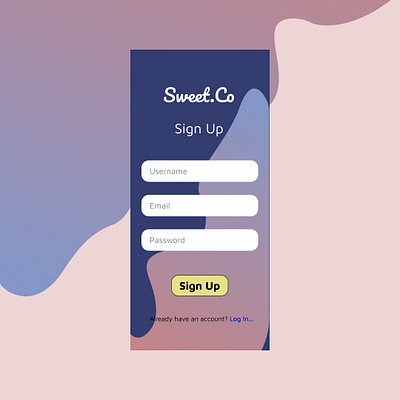 Day 1 Challenge. Sign Up page design figma figmadesign mobile ui ux