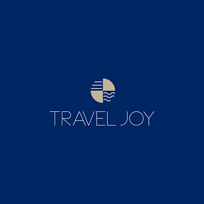 Travel JOY - Logo design concept explore flat idea logo minimal simple trendy ui unused