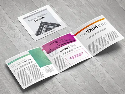 Square Trichure Template architecture brochure design digital editorial fashion flyer flyer design flyer template illustrator leaflet modern modernism pdf print square template trifold