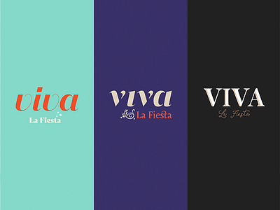 Logo proposals for Viva boutique fiesta logo minimalist logo proposals venezuela