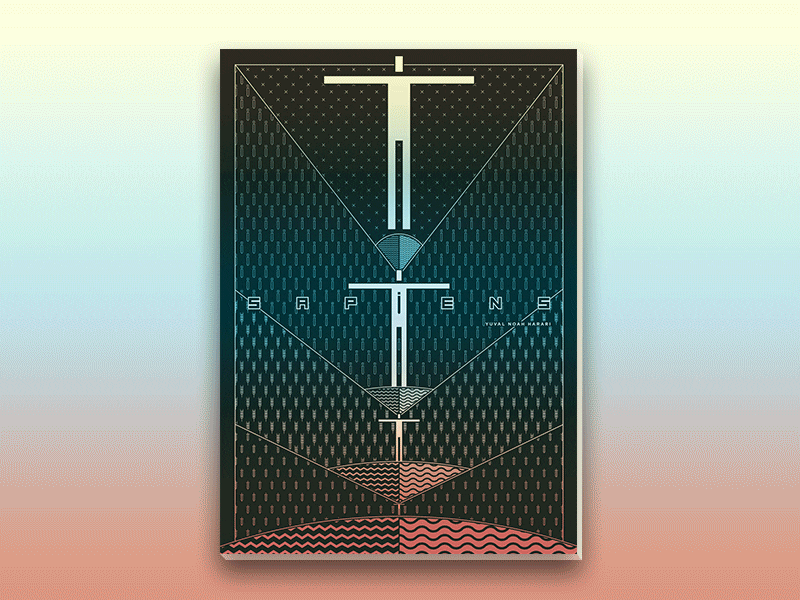 Sapiens book cover design adobe art artwork book cover design creative design design art designer designinspiration dribbble graphic design graphicdesign graphicdesigner illustration illustrator print print design vector webdesign webdesigner