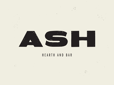 Hotter Ash brand branding design fire food handlettering logo milwaukee restaurant typogaphy