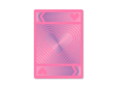 King of Hearts card king lines negative space playing playing card
