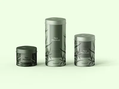 Tea Box Mockup Free PSD branding freebies mockup tea box