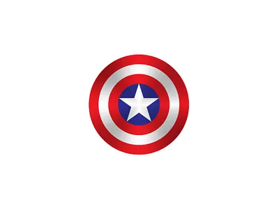 Captain America Shield Design captainamerica graphicdesign illustrator logo logotype marvel shield shield logo