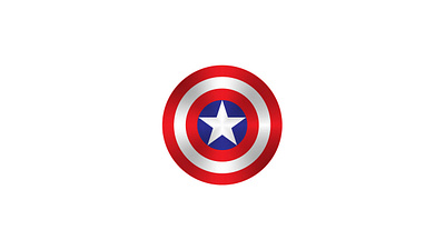 Captain America Shield Design captainamerica graphicdesign illustrator logo logotype marvel shield shield logo