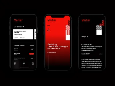 Generic Book app app book concept design ui