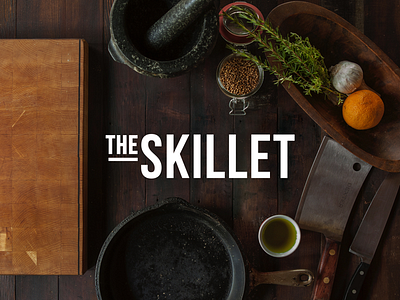 The Skillet. Logotype branding cafe coffee coffee shop design identity design logo logotype restaurant roastery type typography