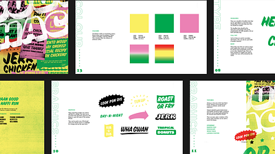 Brand guidelines - Soul Shack - Jamaican Street Food beach branding caribbean food jamaica jerk leeds logo restaurant start up street food turtle and hare typography visual identity