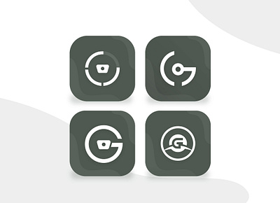 Icon for a car services app combined G letter and car wheel app branding design icon illustration logo ui uiux ux vector