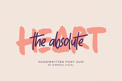 The Absolute - Font Duo branding brush brushfont chirstmast design drybrush font graphicdesign illustration lettering logo design marker typography