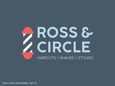 Logo Challenge 13 - Barbershop barber branding dailylogochallenge design logo vector