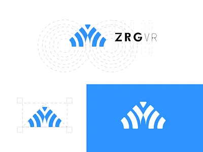 ZRGVR LOGO bule logos logotype vr