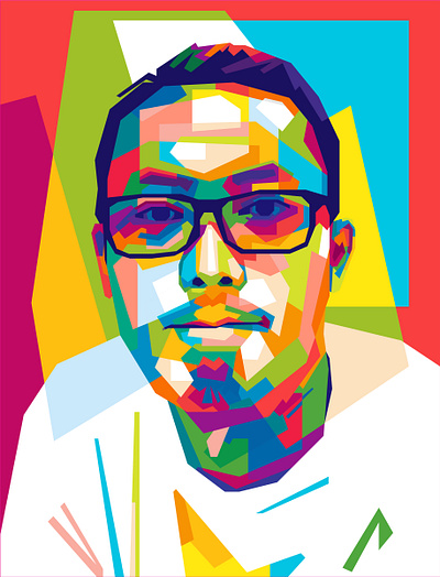 commission work abstract abstract art abstract design beautiful color colorful design geometric illustration popart wpap