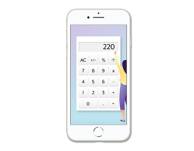 Day 4 - Calculator app branding design illustration ui ui design ux