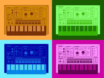 Color Combination Synth color korg music roland synesthesia synthesizers