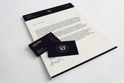 George Thomas Corporate Identity Design brand design branding businesscarddesign clean design corporate design george thomas identity design letterhead design logo design minimal design modern design retro design vintage design