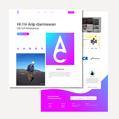 Portfolio web designe adobe xd illustration ui ux ui design uidesign uiux uiux design uiux designer uiuxdesign uxui webdesign xd