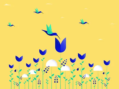 Nature birds design illustration nature nature illustration vector