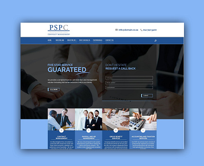 Management Company Website clean ui design designer ul user interface ux uxdesign website