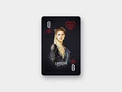 Lagertha playing card lagertha playing card playing cards playingcards viking vikings weekly challenge weekly warm up weeklywarmup