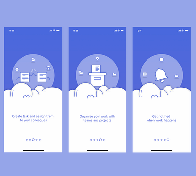 Onboarding screens for Task App aravindakshan.g.j branding design dribbble figma illustrator ios app onboarding screen onboarding screens onboarding ui ui ux uidesign