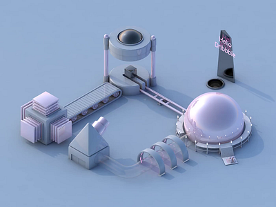 Shot Factory 3d animation blender c4d cinema 4d cinema4d geometric isometric lowpoly motion