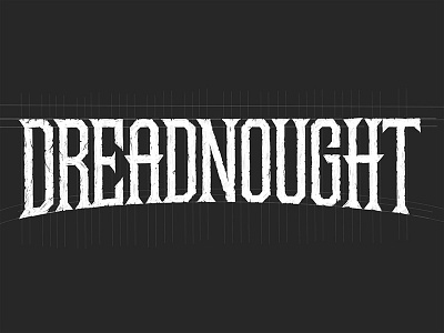 Dreadnought calligraphy dreadnought fucktrump grunge illustration ipad lettering military procreate sketch typography wordmark