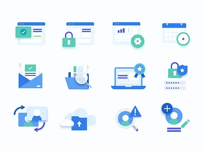 Status Desgin icon illustration ui