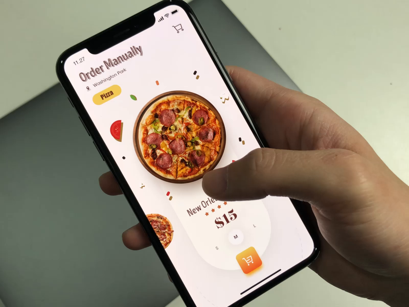 Example of Pizza order system