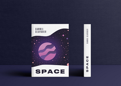 Space Book Cover book book cover book covers cover design illustration product design space space illustration universe