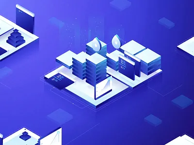 DigitalOcean. after effects animation branding design digitalocean illustration motion motion design motion graphics vector