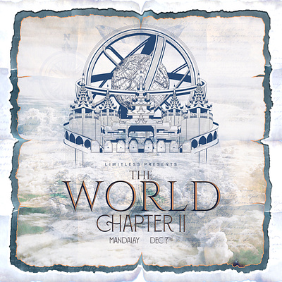 THE WORLD: CHAPTER II EVENT ARTWORK part 1 adobe illustrator adobe photoshop design event branding event design illustraion illustration art illustrator mandalay myanmar photoshop poster vector