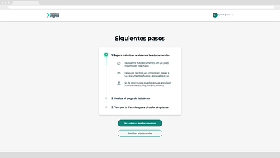 Ciudadano Digital - Progress UI progress ui ui design uidesign