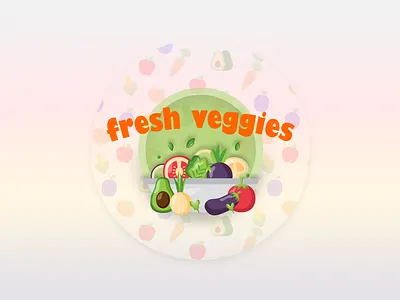 Best On Demand Fruit And Vegetable Delivery Business App Develop branding design illustration logo