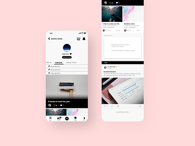 Amino Lite app - part 3 activity app clean community concept connect inspiration mobile uidesign uiux