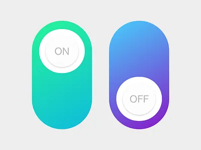 Buttons adobe xd adobexd button design buttons dailyui dailyui015 dailyuichallenge design gradient gradient color graphic design mobile mobile app mobile design mobile ui onoffswitch ui ui design uidesign uiux