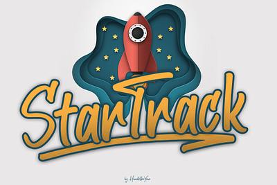 StarTrack - A font you must have. amazing beautiful calligraphy creative design display display font elegant font font design font family handwritten logo modern product simple typeface unique