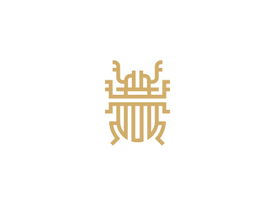 Egypt Ancient Bug ancient egypt animal brand brand and identity bug design logo luxury vintage