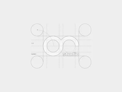 0039studio Logo Grid agency arrow circle circles grey logo logo design responsive studio technical