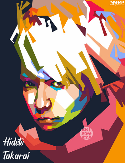 Hyde Larcenciel Popart animation design digital illustration illustrations popart portrait vector vector illustration wpap