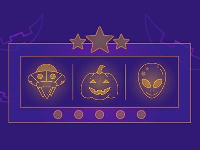 Halloween Sale after effects alien animated animated gif animation design halloween icon icon design illustration jackpot pumpkin sale ufo vector