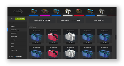 CS GO - gambling website csgo gambling website design