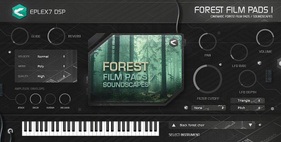 Forest film pads 1 – cinematic soundscapes plug-in instrument ambient audio cinematic dj electronic music fantasy film music music orchestral plug in psytrance sound sounds soundscapes synth synthesizer synths vst vsti