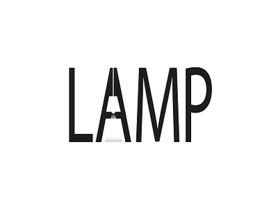 Lamp Logo concept adobe adobe illustrator art brandidentity branding design flatlogo logo logodesign logotype negativespace professional logo typography