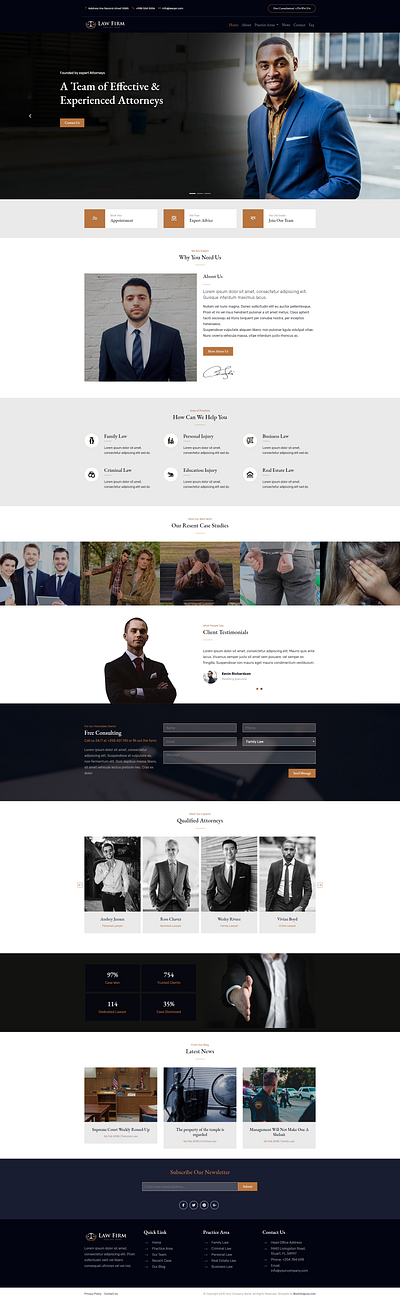 Free law firm website template made with bootstrap 4 bootstrap template bootstraplily free bootstrap template free template free website free website template freebie law firm template lawyers