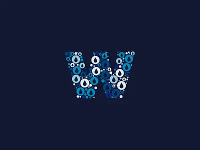 Dotted Monogram Letter W abstract alphabet colorful colors dot dots dotted fun letter letter logo letters logo logo design modern monogram monogram logo project