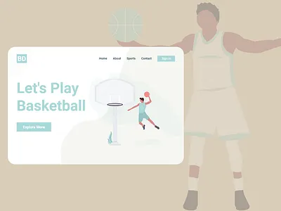Basketball basketball sports sports design ui uidesign uiux user interface ux uxdesign